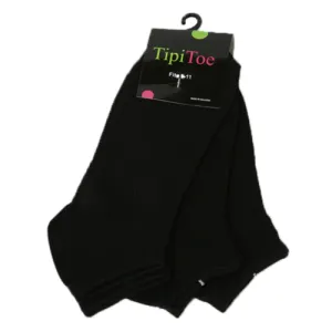 3 pares de calcetines tobilleros negros