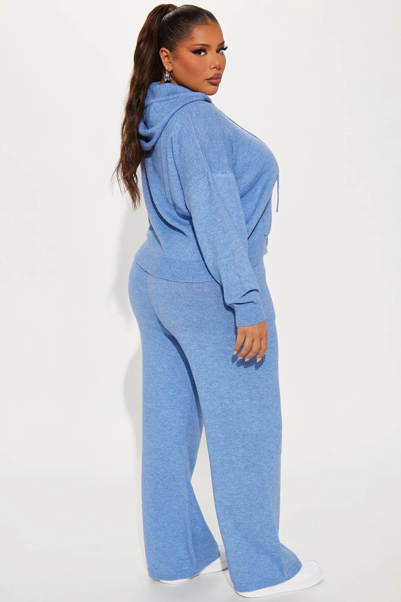 99 Problems Sweater Pant Set - Blue