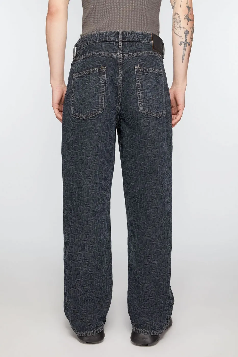 Acne Studios - Jean 1981M Fn Monogram Dark - Bleu/Noir