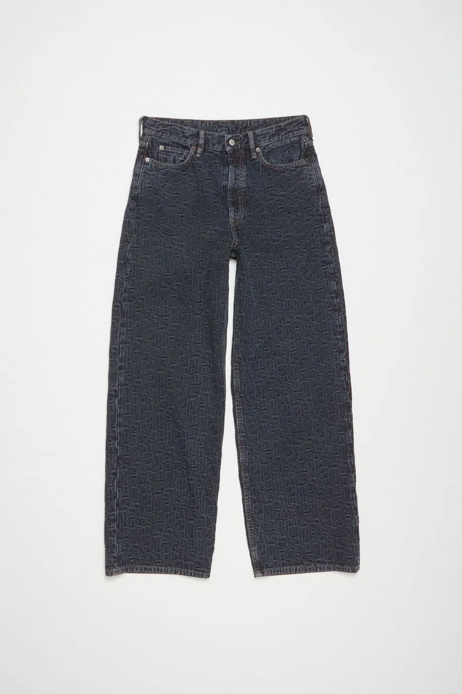 Acne Studios - Jean 1981M Fn Monogram Dark - Bleu/Noir