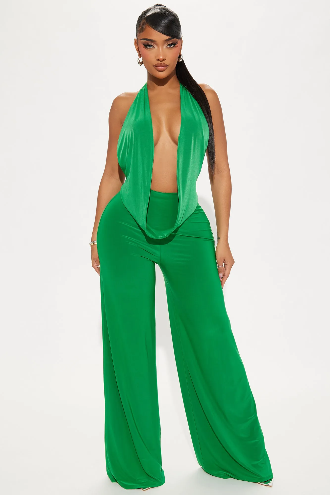 All I Want Is You Jumpsuit - Green