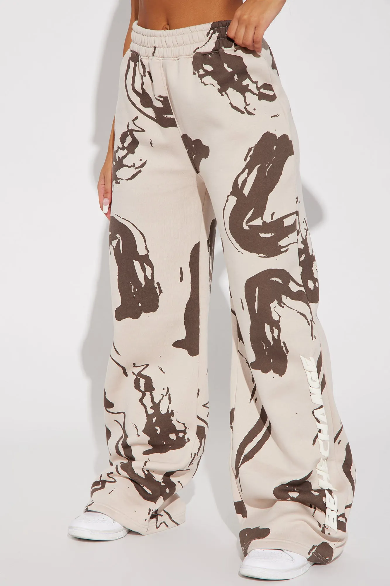 Always Authentic Wide Leg Pant - Sand/combo