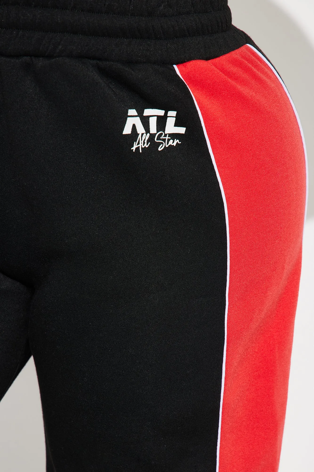 ATL Life Fleece Pant Set - Black/Red