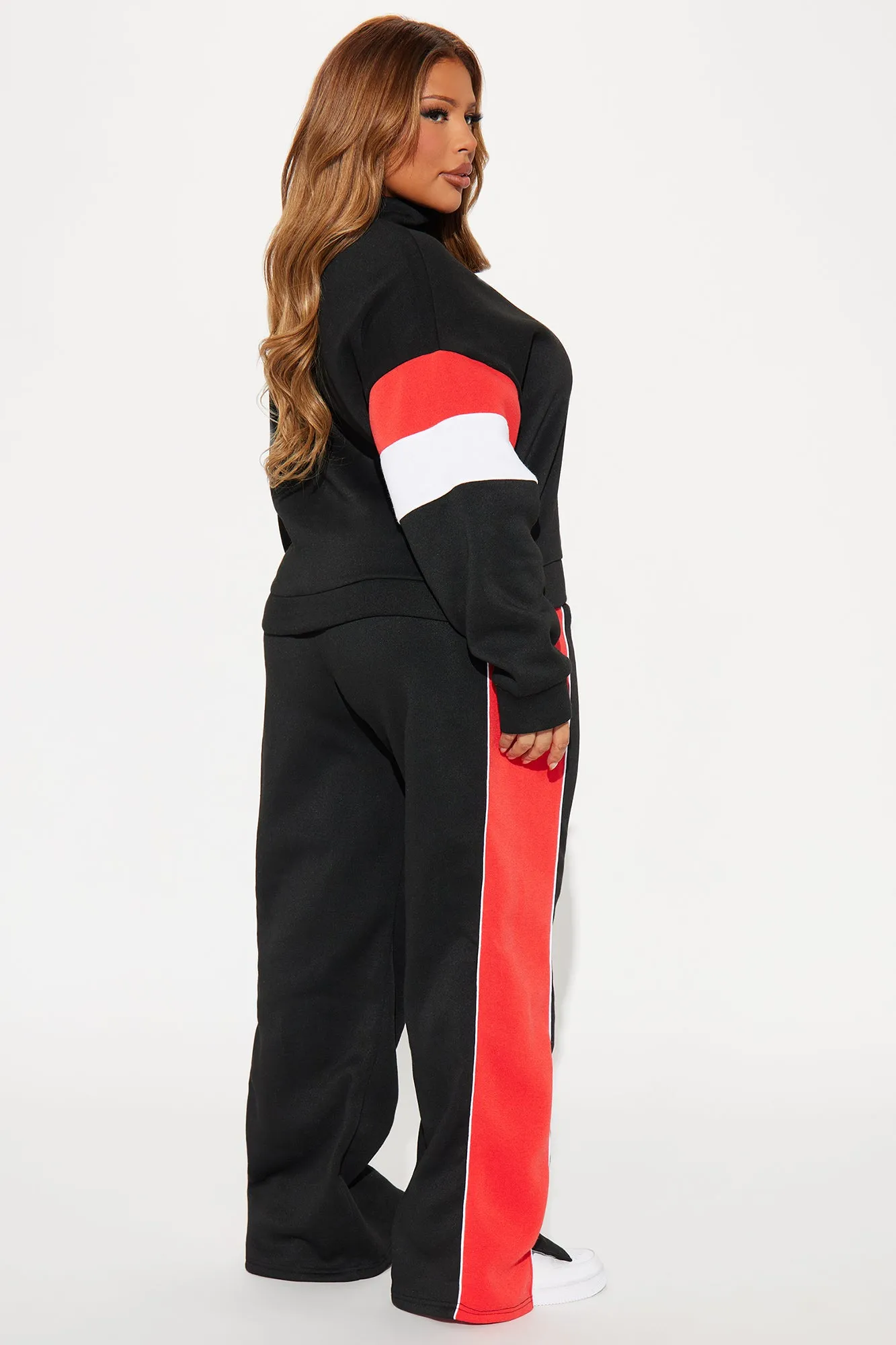 ATL Life Fleece Pant Set - Black/Red