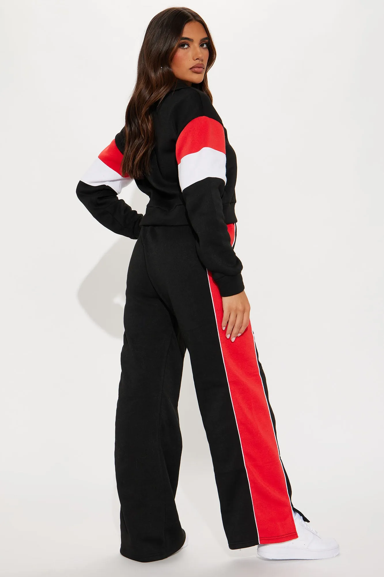 ATL Life Fleece Pant Set - Black/Red