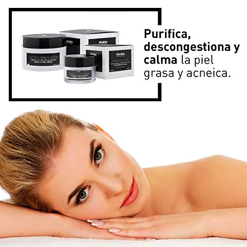 B D. BULLON Crema facial con Activo Purificante Triple Acción, Reguladora para la Piel Grasa - 50 ml