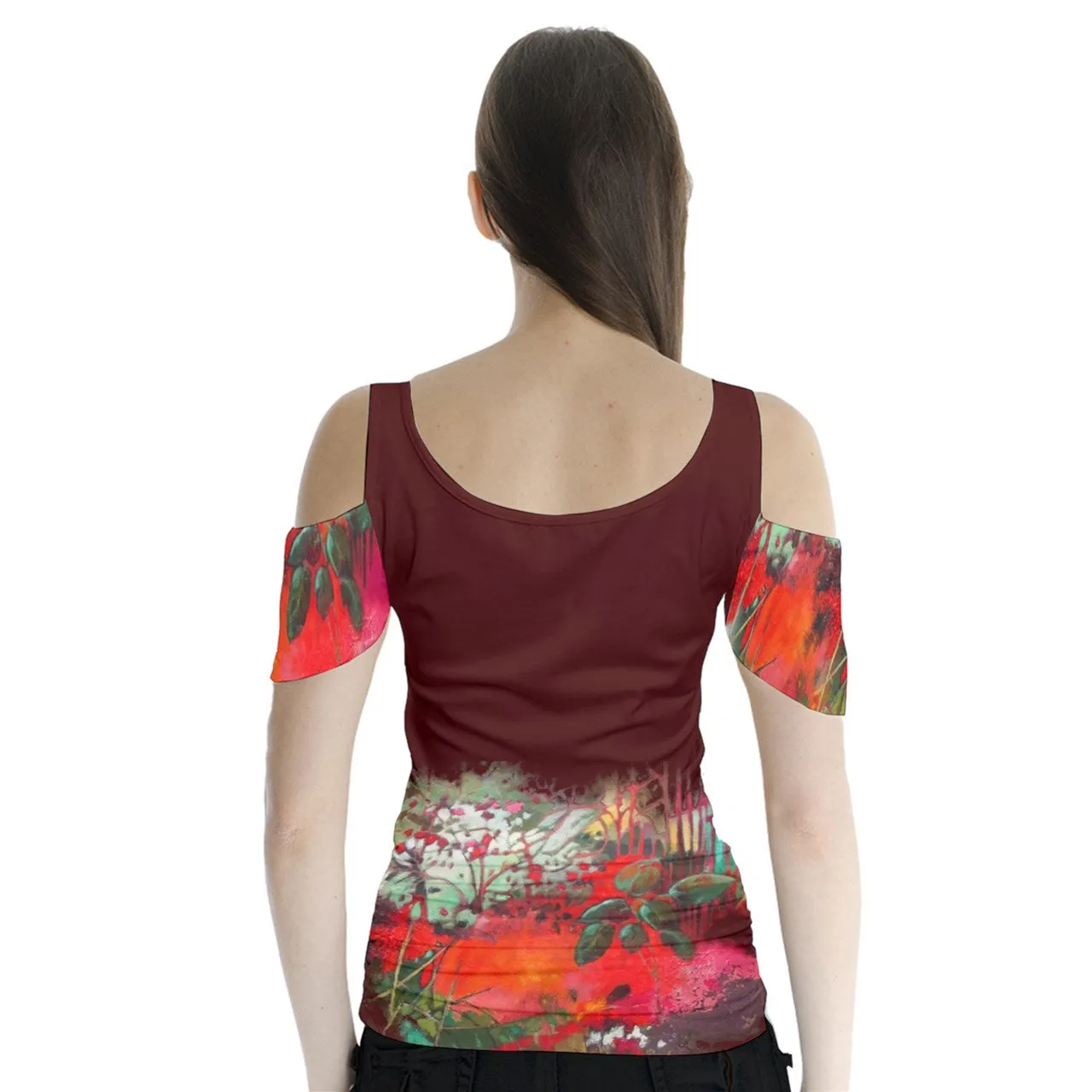 Blusa JARDIN ROJO