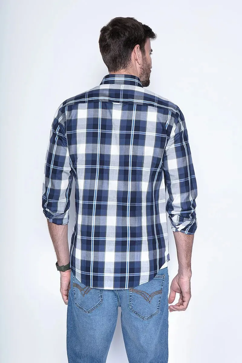 Camisa Hombre Check Colorado Fj Military