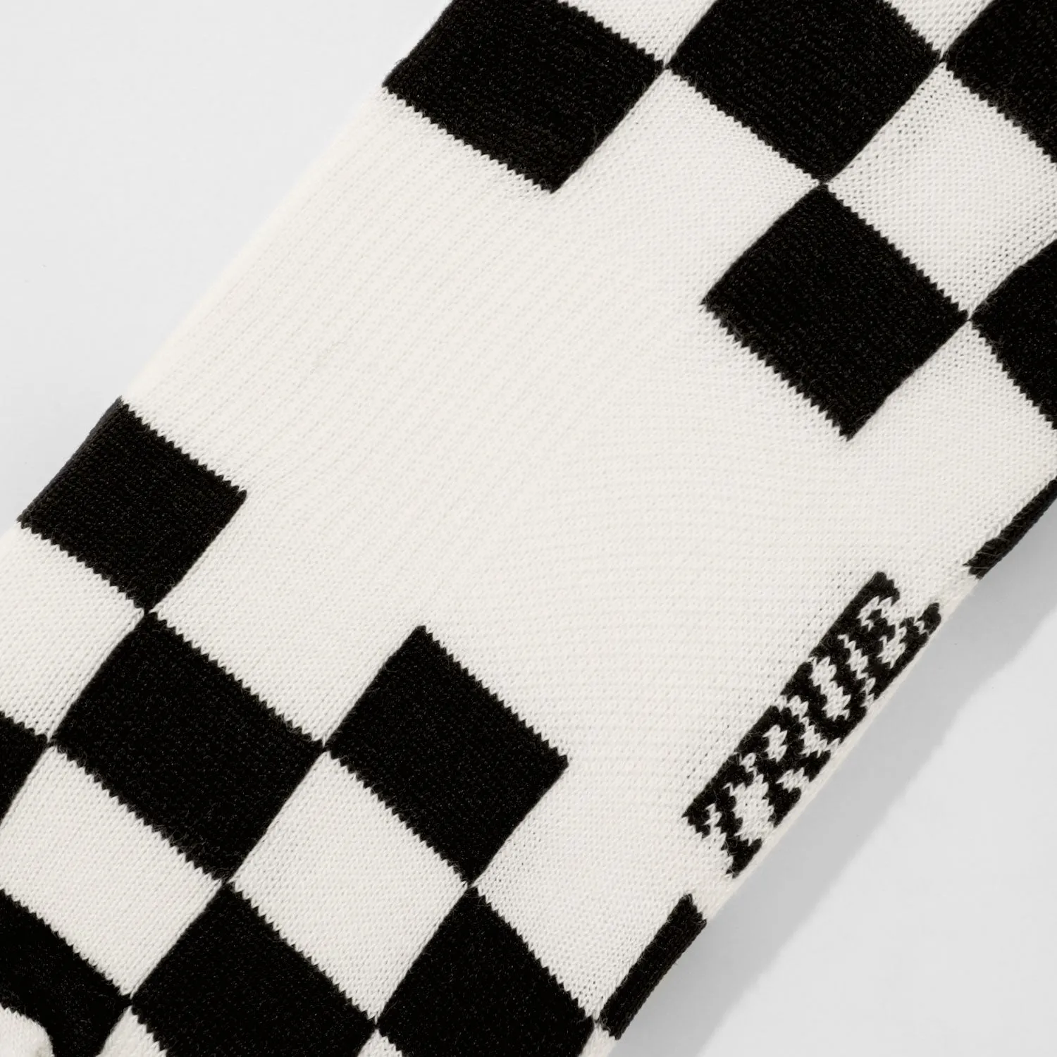 Classic Chess Socks - Ivory