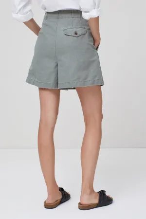 Closed - Short Regular En Lin - Gris - Femme