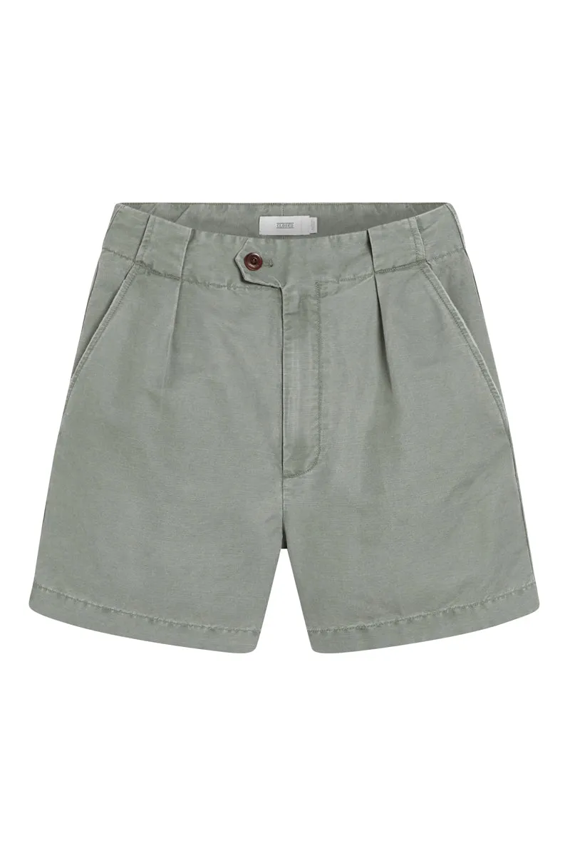 Closed - Short Regular En Lin - Gris - Femme