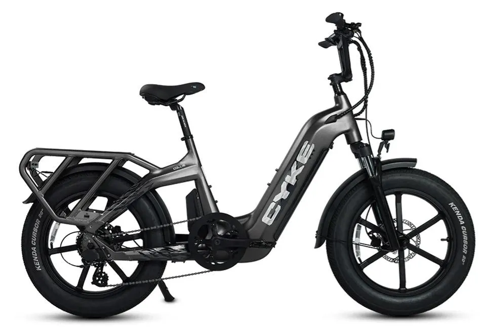 Collie 750w 48v 7Sp Step-Through Cargo E-Bike by Cyke