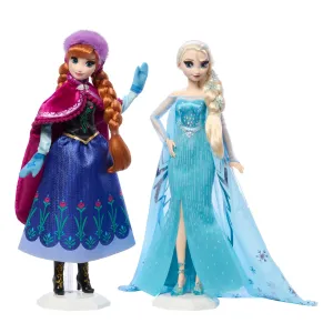 Disney Collector Muñeca de Colección Anna y Elsa Celebración Anniversario 10