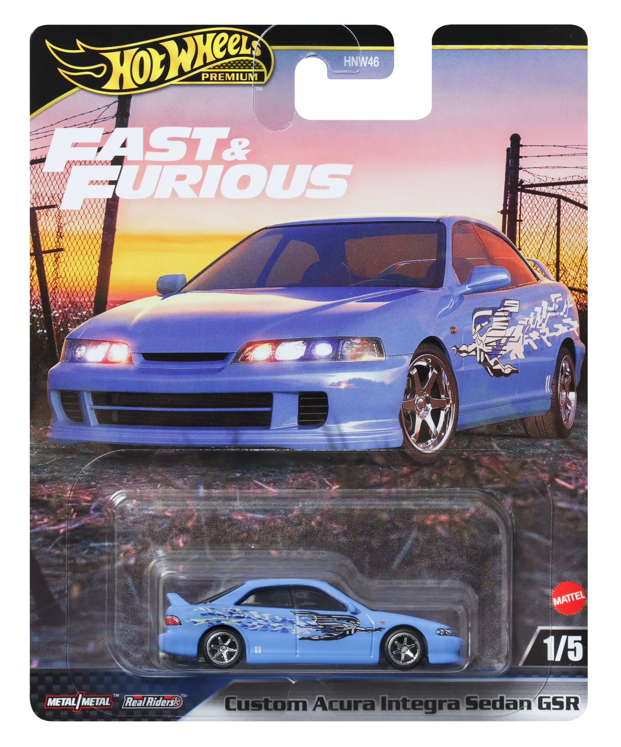 Hot Wheels Collector Veículo de Brinquedo Acura Pesonalizado Integra Sedan GSR