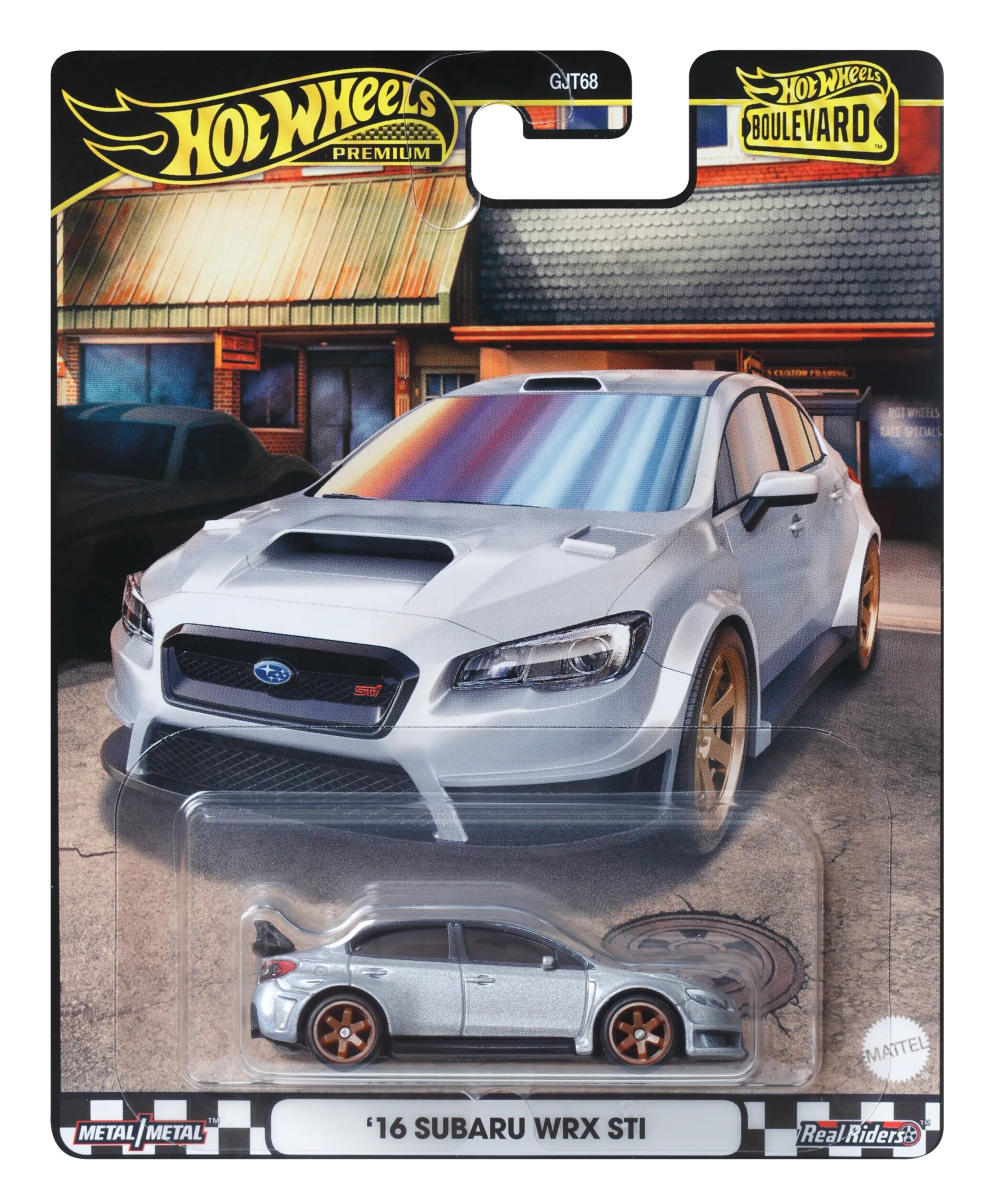 Hot Wheels Premium Vehículo de Juguete 16 Subaru WRX STI