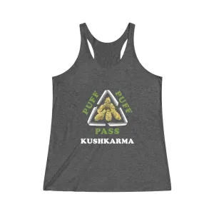 KCC Women's Tank Tops  Tri-Blend Racerback Tank/ Kushkarma