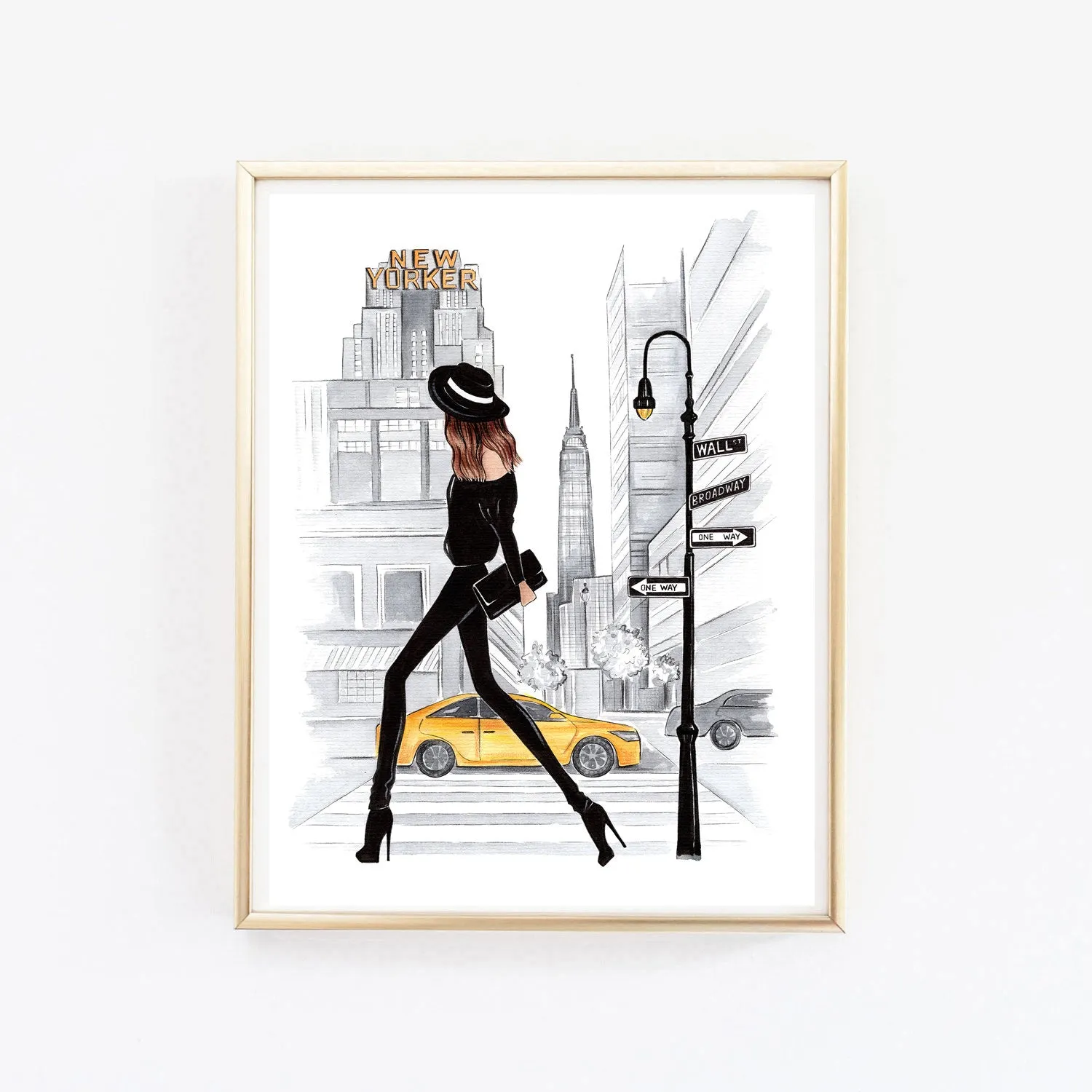 New York inspired Set of 3 wall art prints