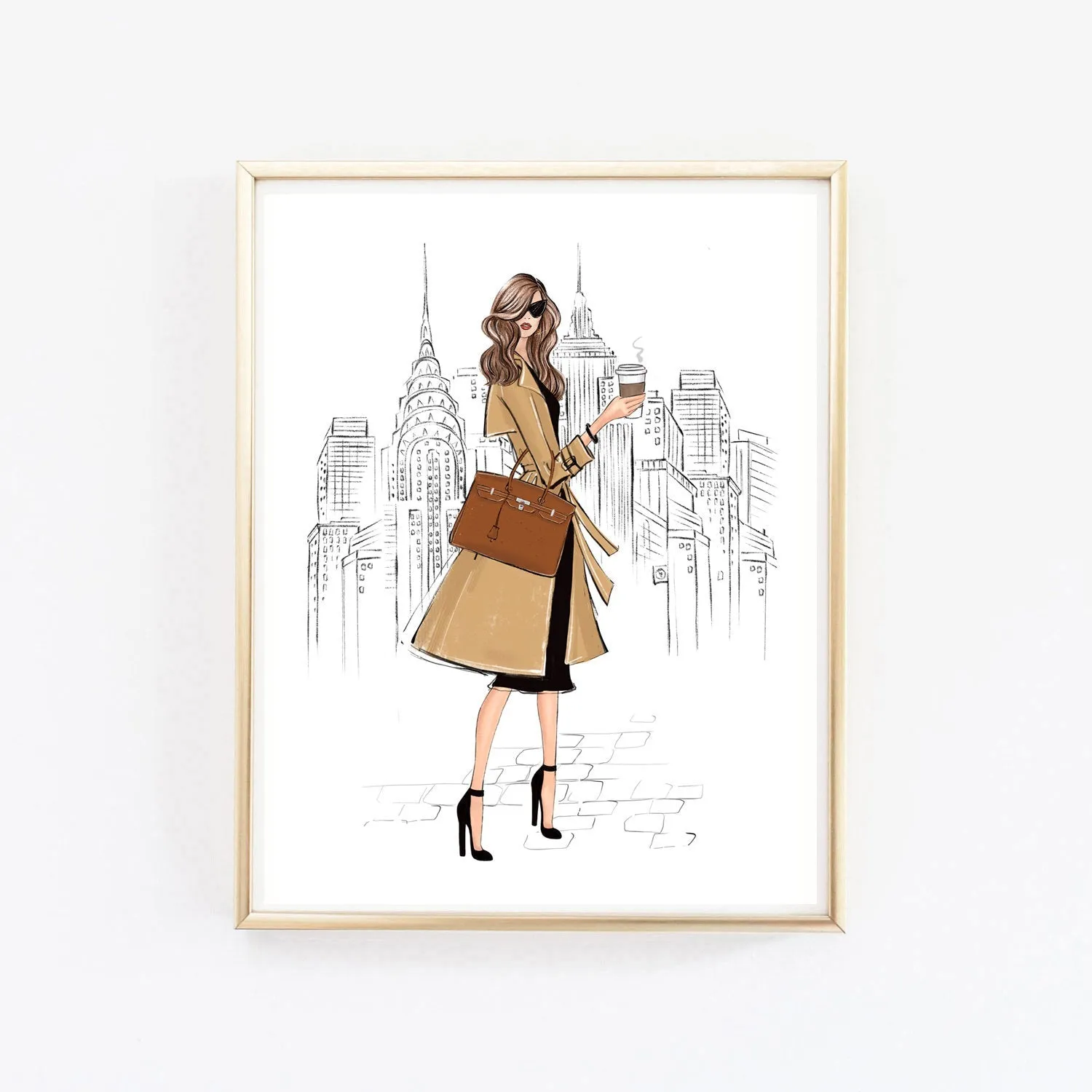 New York inspired Set of 3 wall art prints