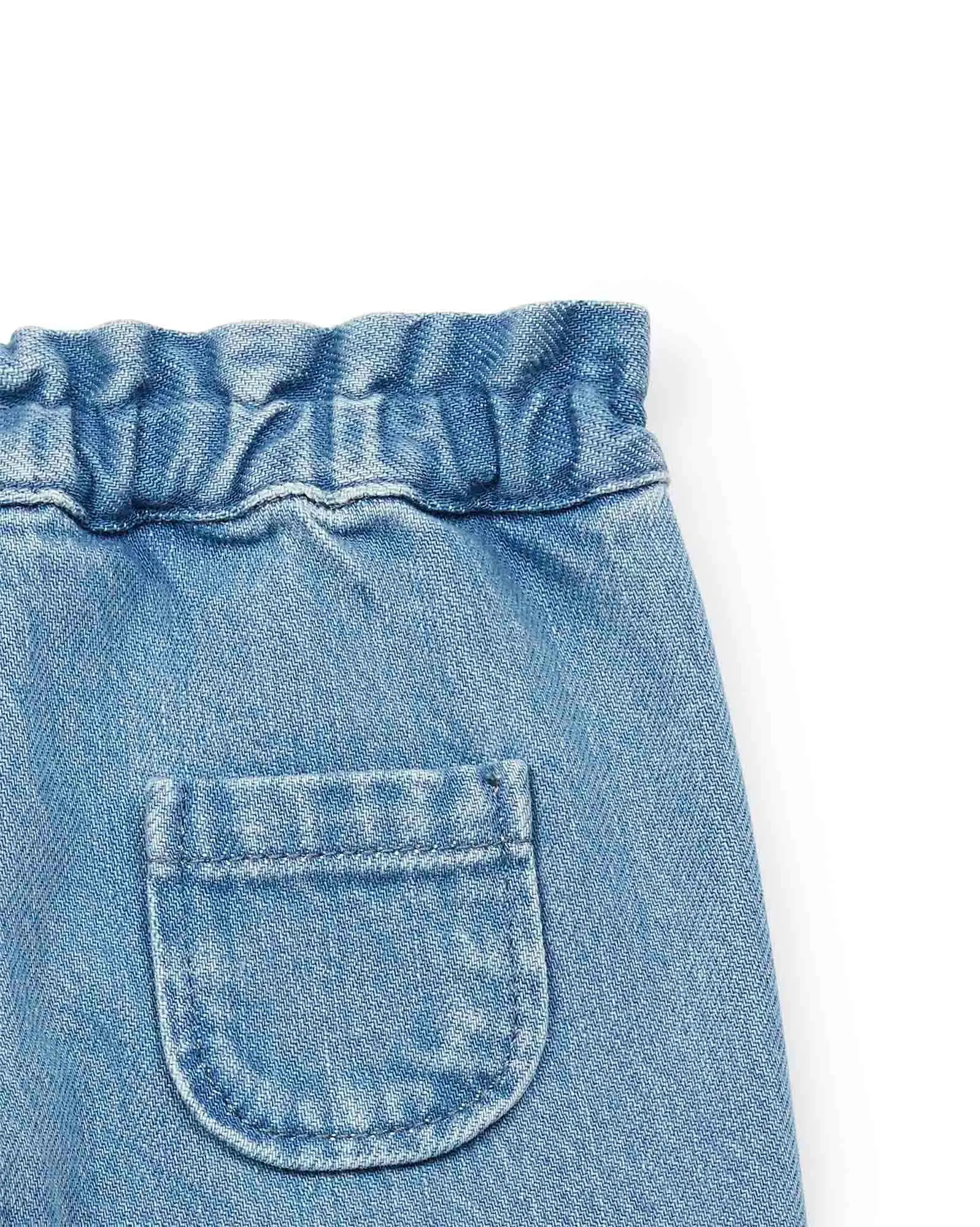 Pantalon Bébé Fille Denim 100% Coton