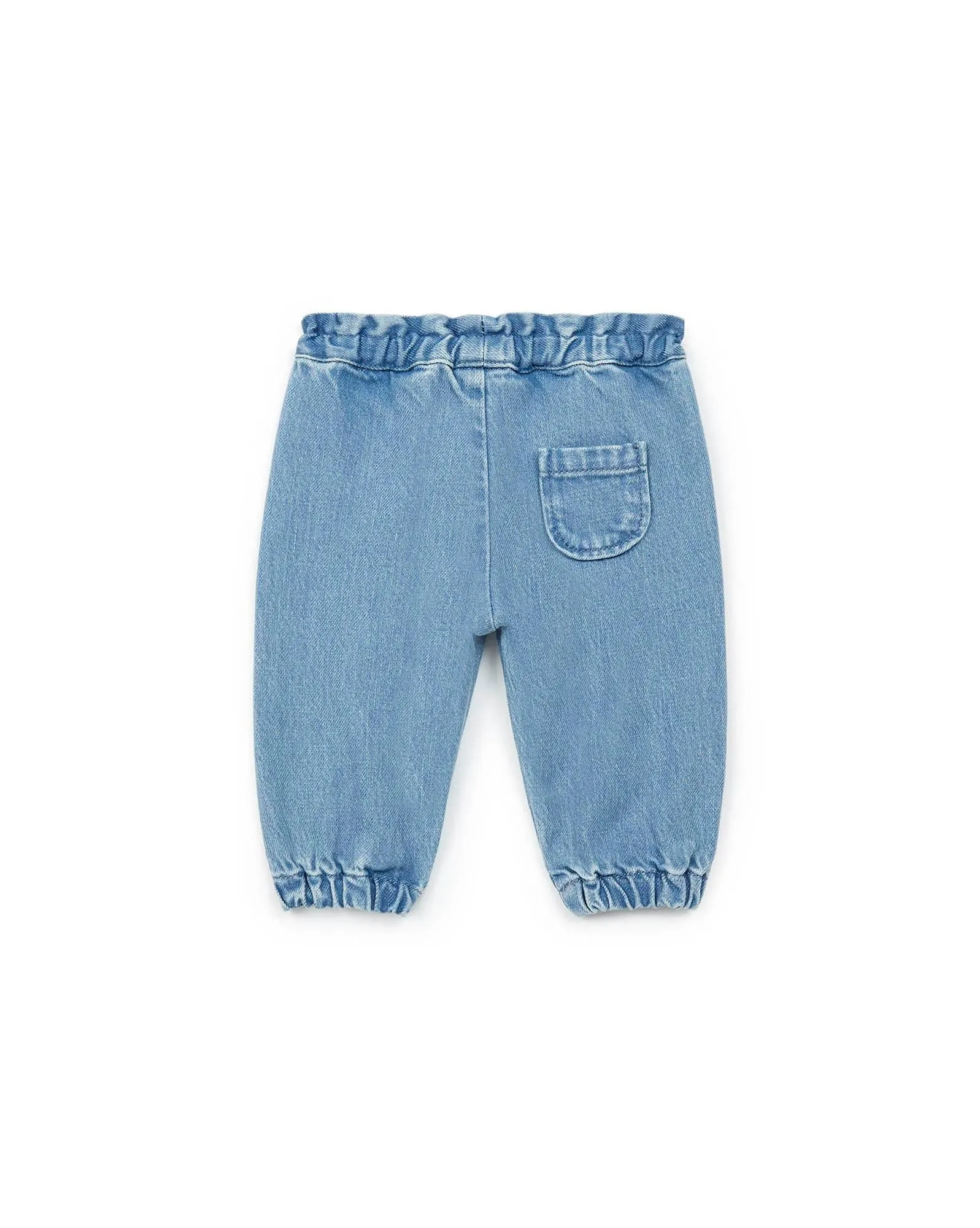 Pantalon Bébé Fille Denim 100% Coton