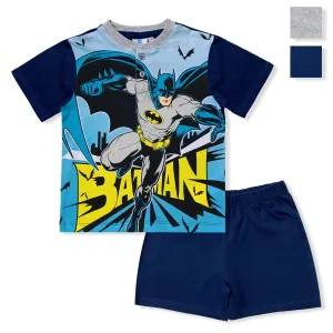 Pigiama bambino Batman DC Comics maglia e pantalone corto estivo in cotone 6187