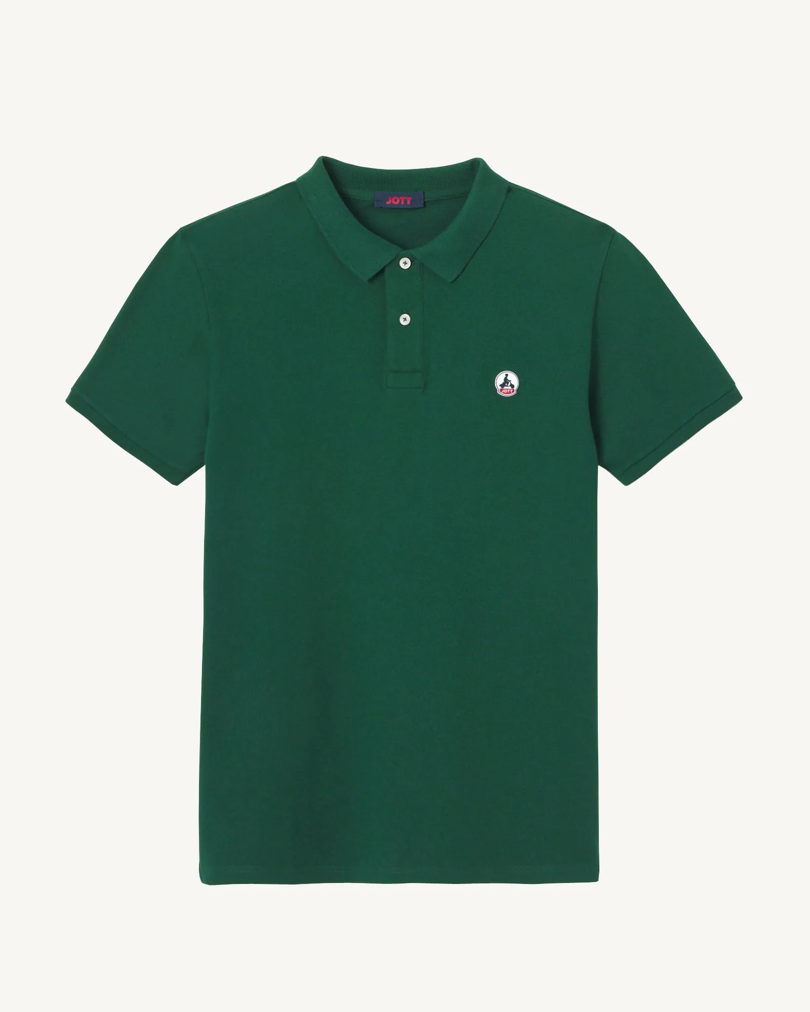 Polo en coton biologique Vert foncé Marbella