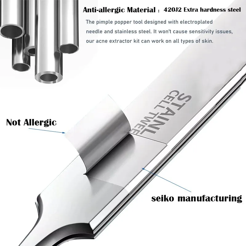 Professional Ultra-fine Tweezer Set