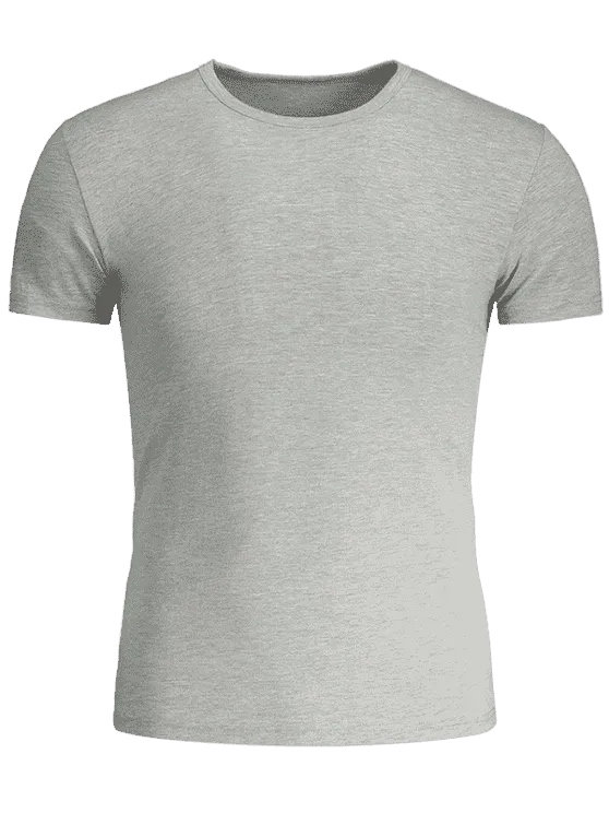 Trendy Short Sleeve Slim Fit Tee