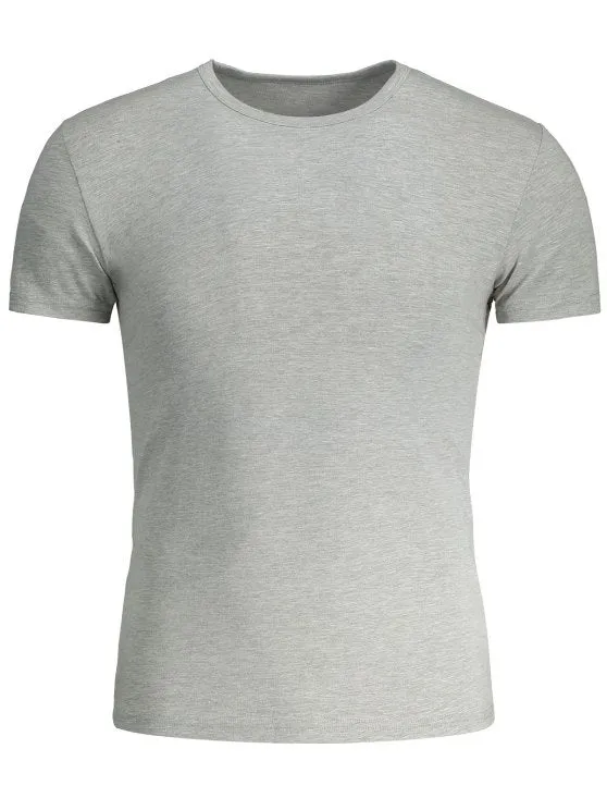 Trendy Short Sleeve Slim Fit Tee