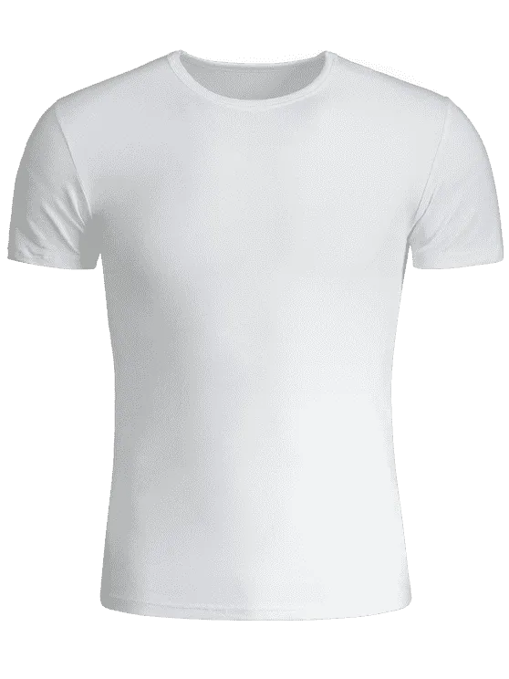 Trendy Short Sleeve Slim Fit Tee