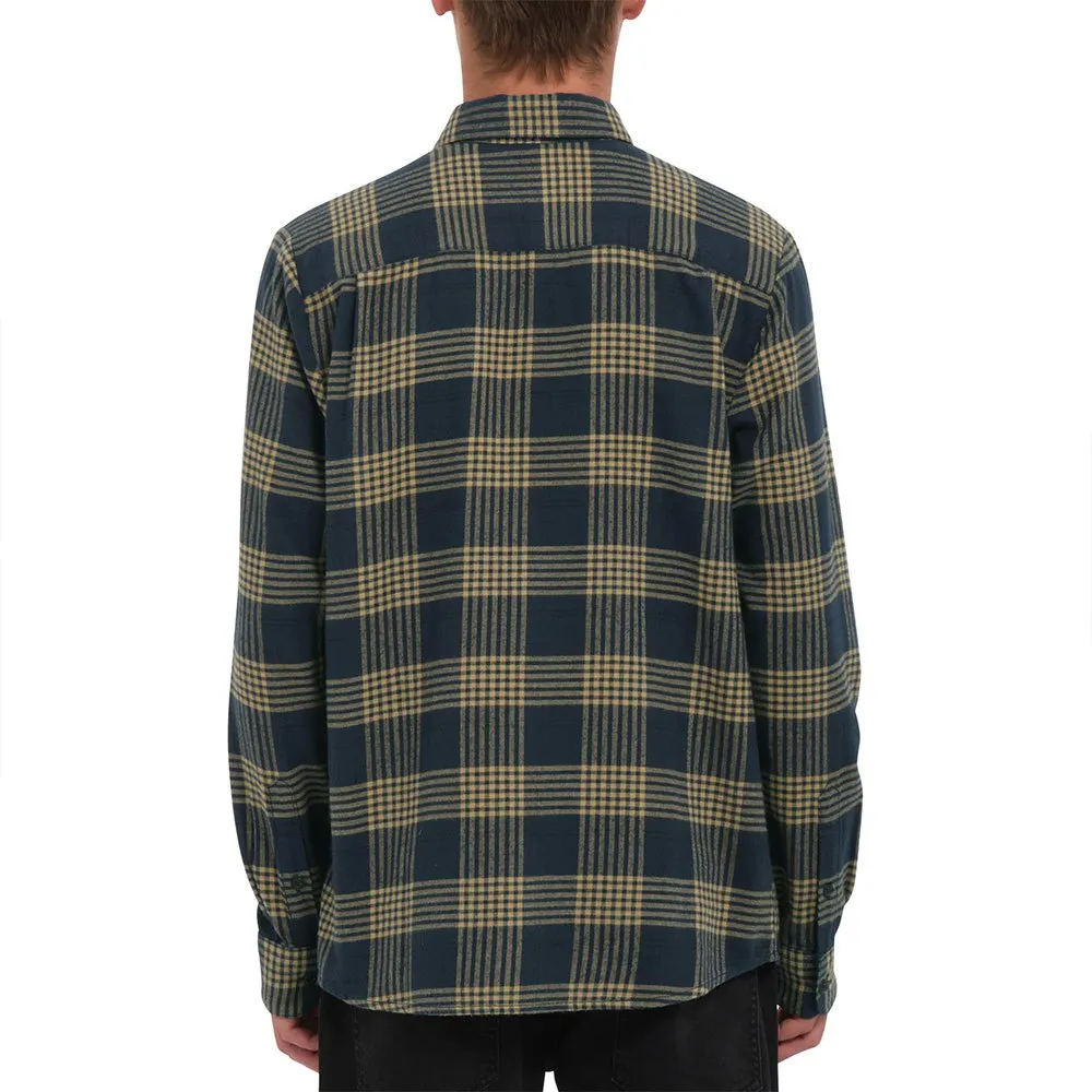 VOLCOM CADEN PLAID NAVY | CAMISA DE FRANELA A CUADROS