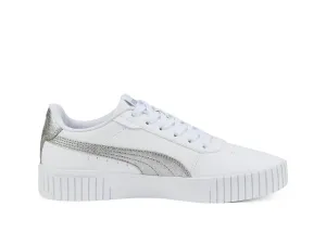 Zapatilla Puma Carina 2.0 Distressed Bla-Pla Mujer Blanco