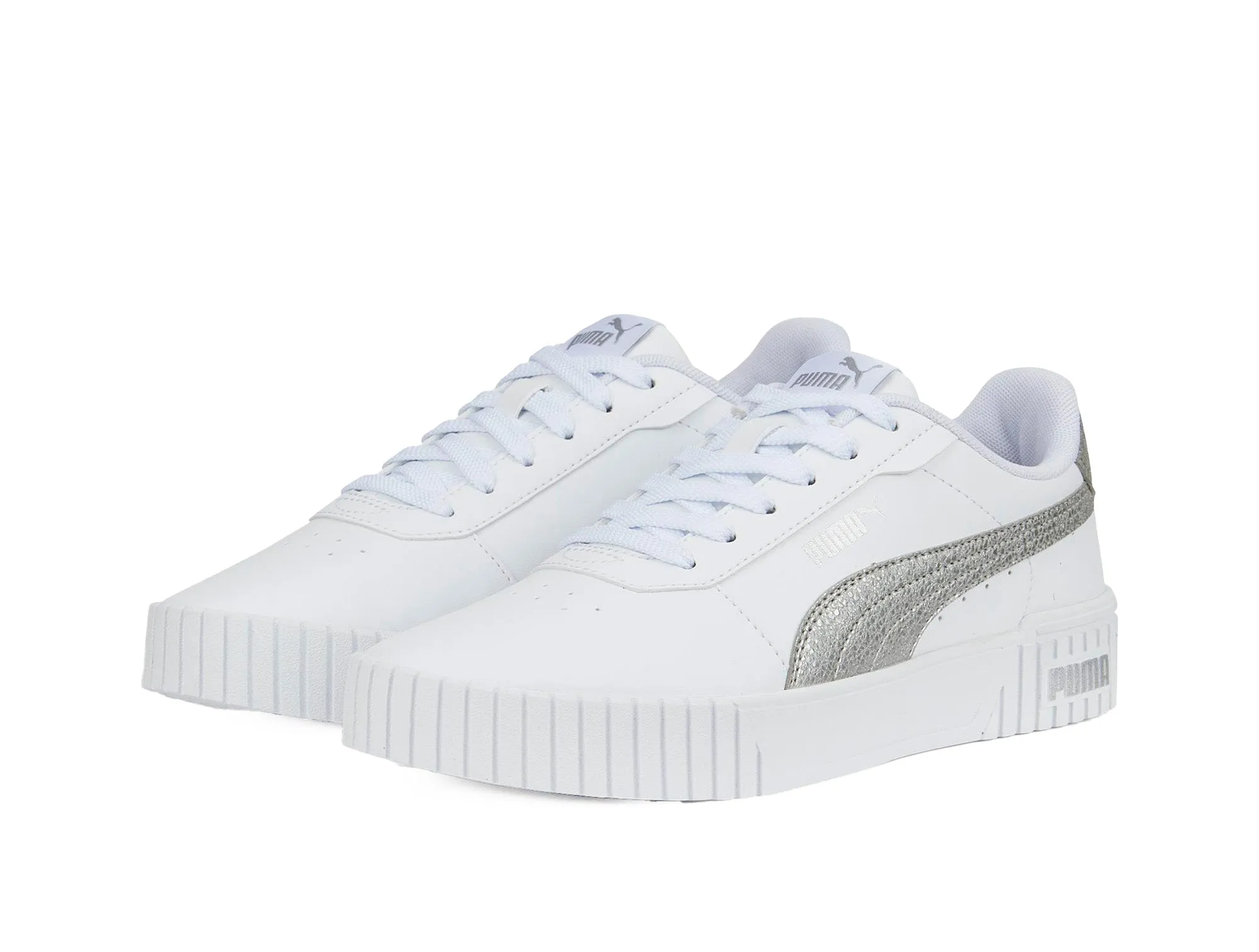 Zapatilla Puma Carina 2.0 Distressed Bla-Pla Mujer Blanco